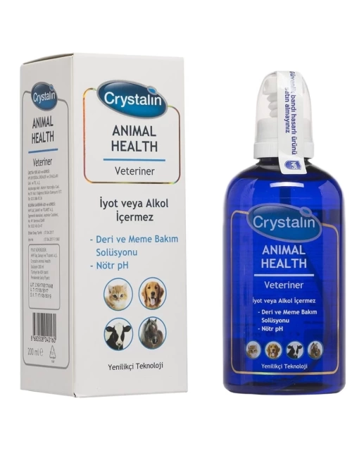 Crystalin Kedi Köpek İçin Göz, Kulak ve Ağız Bakım Solüsyonu 250 ml