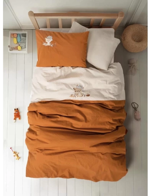 Cuddly Bebek Nevresim Takımı Clever Bej
