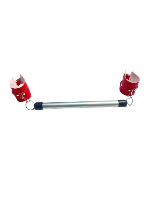 Fantezi Seksi Deri Borulu Kırmızı El Kelepçesi