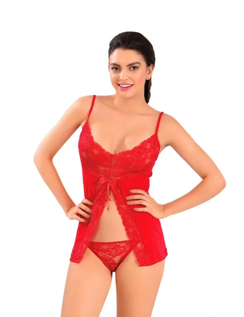 Kırmızı Atlet Külot Takım