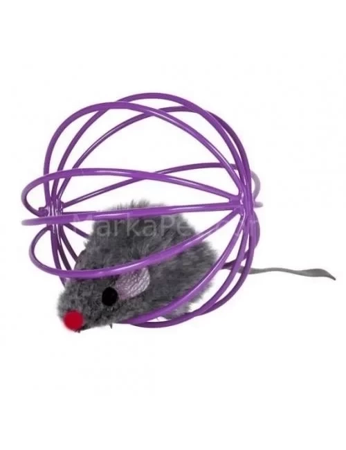 Top İçinde peluş fare 6 cm