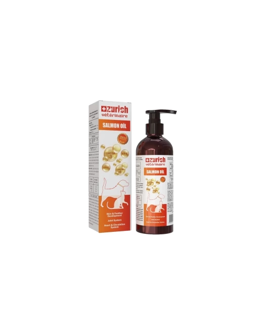 Veterinaire Salmon Oil / Omega 3 ve Omega 6 Sıvı Desteği 200 ml