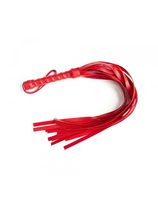 Fantezi Deri Seksi Kırmızı Kedi Maske Kelepçe Kırbaç Seti ( 3lü Set)