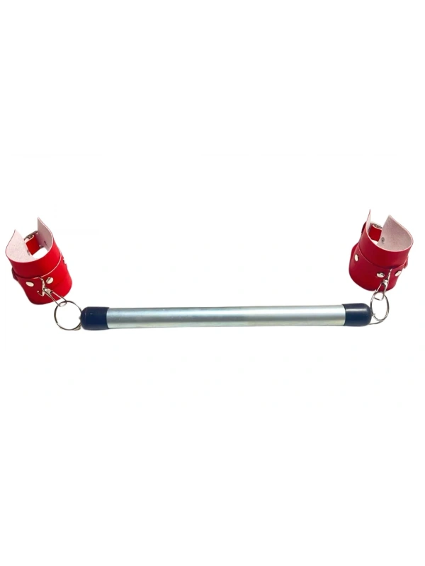 Fantezi Seksi Deri Borulu Kırmızı El Kelepçesi