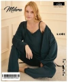 13402 Kadın Kadife 3lü Pijama Takımı