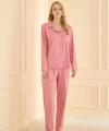 19103 Kadın Düğmeli Uzun Kol Pijama Takımı
