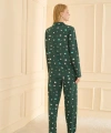 19103 Kadın Düğmeli Uzun Kol Pijama Takımı