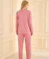 19103 Kadın Düğmeli Uzun Kol Pijama Takımı
