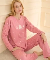 19104 Kadın Uzun Kol Pijama Takımı