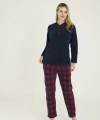 7304-k Kadın Midi Yaka Pijama Takım