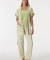 Anıl 11421 Kadın Sabahlık, Atlet Ve Pantolon Takım