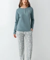 Arnetta 3406-s Kadın Uzun Kol Pijama Takım