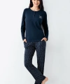 Arnetta 3429-x Kadın Battal Uzun Kol Pijama Takım