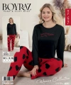 Boyraz 0153 Kadın Sandy Soft Uzun Kol Pijama Takımı