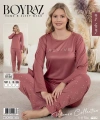 Boyraz 0154 Kadın Sandy Soft Uzun Kol Pijama Takımı
