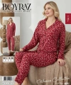 Boyraz 02290 Kadın Süet Uzun Kol Pijama Takımı