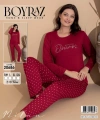 Boyraz 20686 Kadın Milan Uzun Kol Pijama Takımı