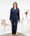 Estiva 25367 Gömlek Yaka Kadife Pijama Takımı