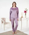Estiva 25381 Uzun Kol Kadife Pijama Takımı
