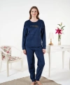 Estiva 25386 Uzun Kol Kadife Pijama Takımı