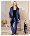 Flz 31-108 Bayan Kadife Sabahlık Pijama Takımı