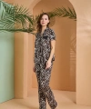 Pjs 27063 Kısa Kol Gömlek Yaka Patlı Pijama Takımı