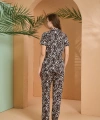 Pjs 27063 Kısa Kol Gömlek Yaka Patlı Pijama Takımı