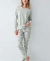 Rolypoly 3703-s Kadın Uzun Kol Pijama Takım