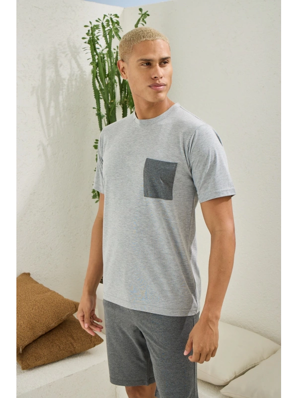 2008 Erkek O Yaka Şortlu Takım