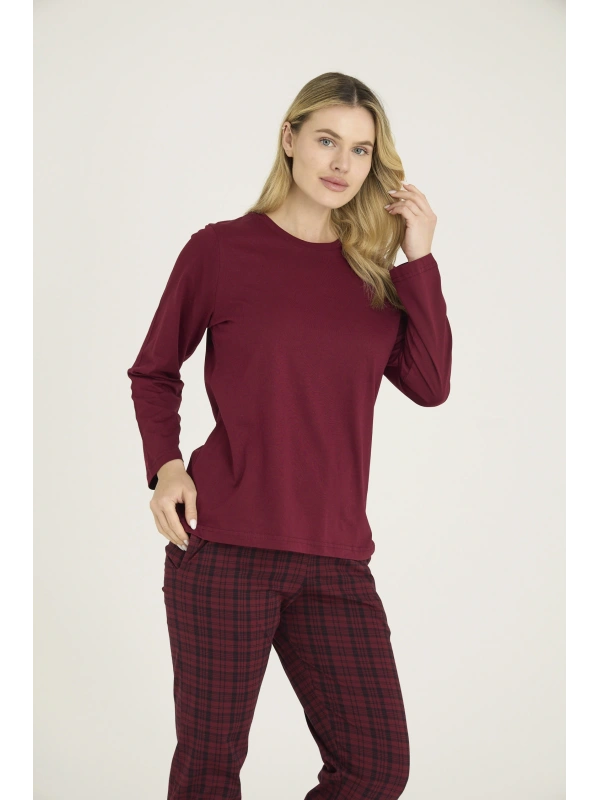 9273-k Kadın O.yaka Pijama Takım