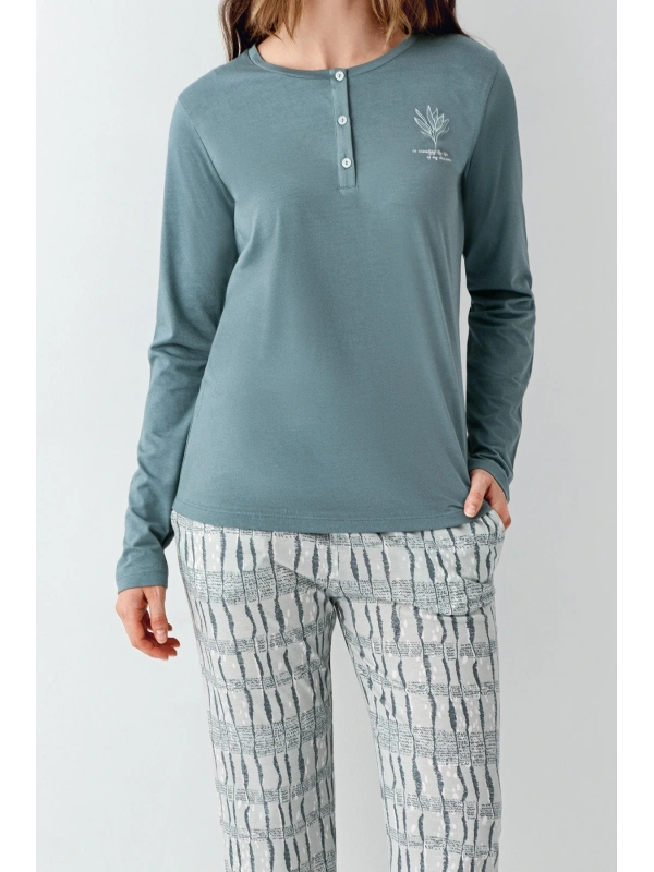 Arnetta 3406-s Kadın Uzun Kol Pijama Takım