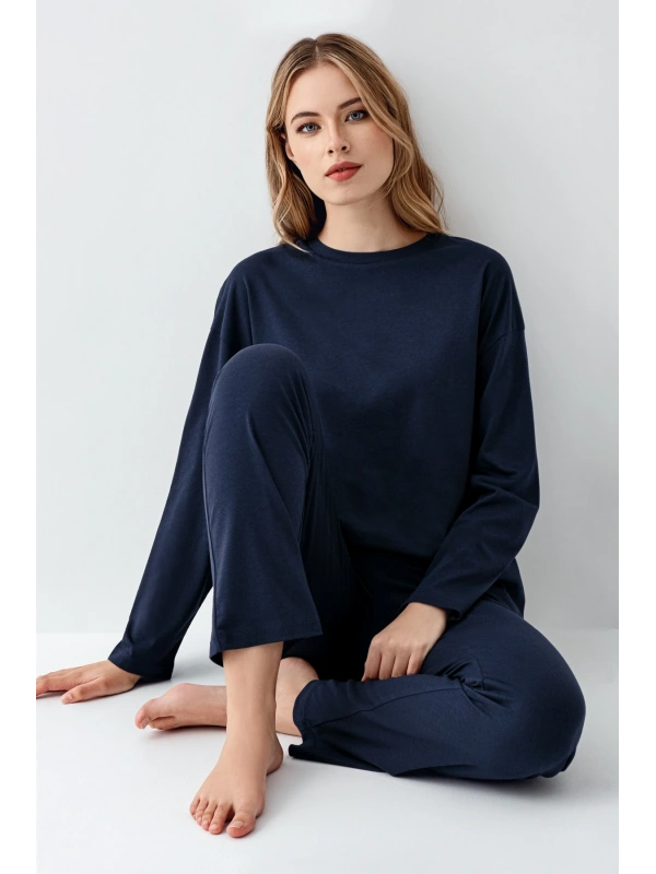 Arnetta 3407-s Kadın Uzun Kol Pijama Takım