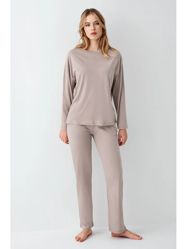 Arnetta 3407-s Kadın Uzun Kol Pijama Takım