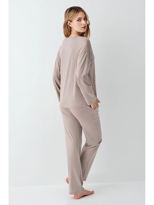 Arnetta 3407-s Kadın Uzun Kol Pijama Takım