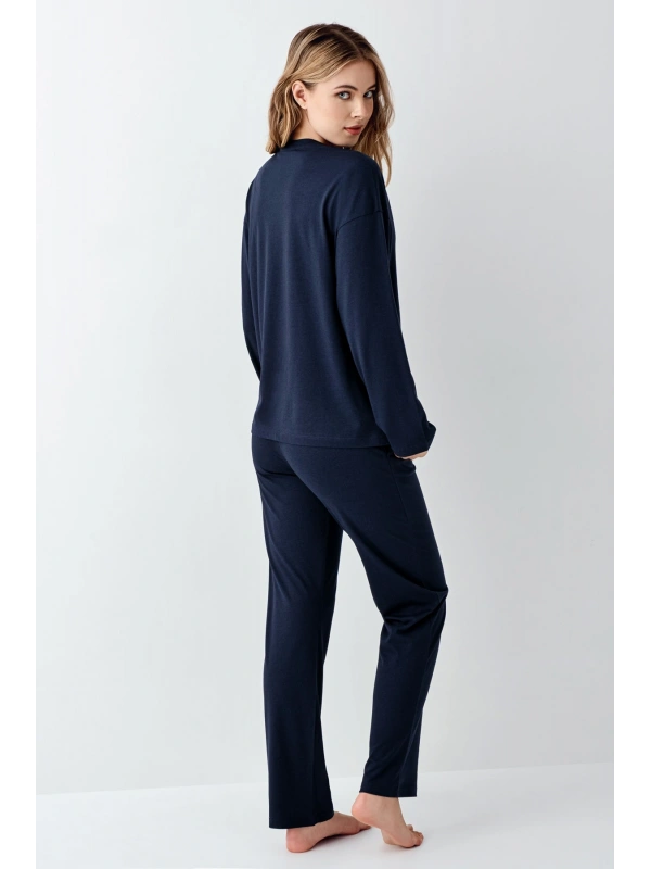 Arnetta 3407-s Kadın Uzun Kol Pijama Takım