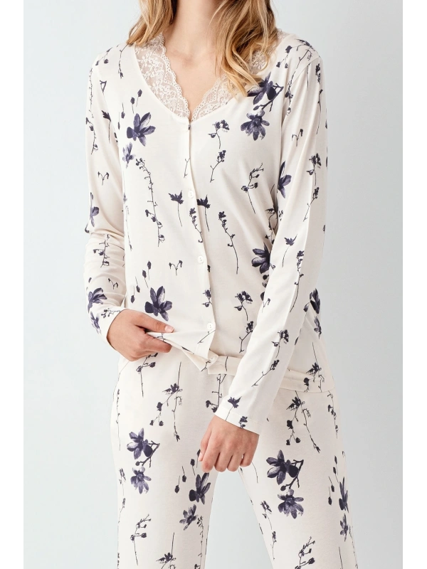 Arnetta 3410-s Kadın Uzun Kol Pijama Takım