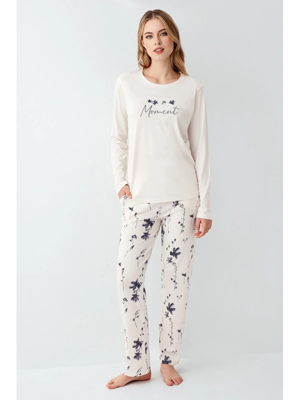 Arnetta 3411-s Kadın Uzun Kol Pijama Takım