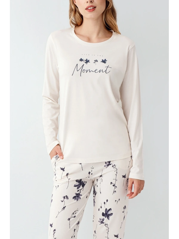 Arnetta 3411-s Kadın Uzun Kol Pijama Takım