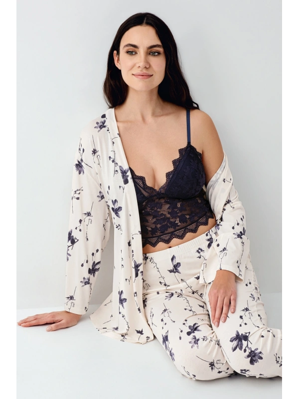 Arnetta 3414-s Kadın 3lü Pijama Takımı