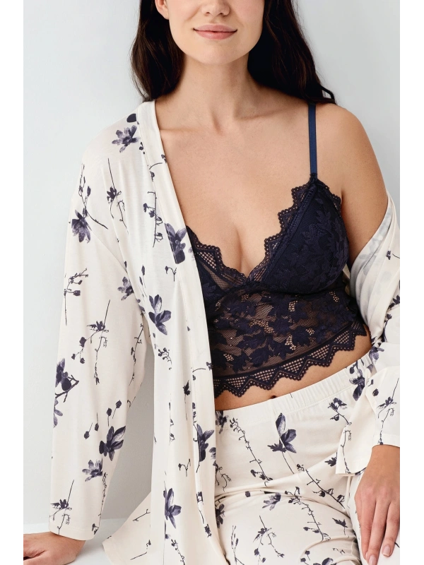 Arnetta 3414-s Kadın 3lü Pijama Takımı