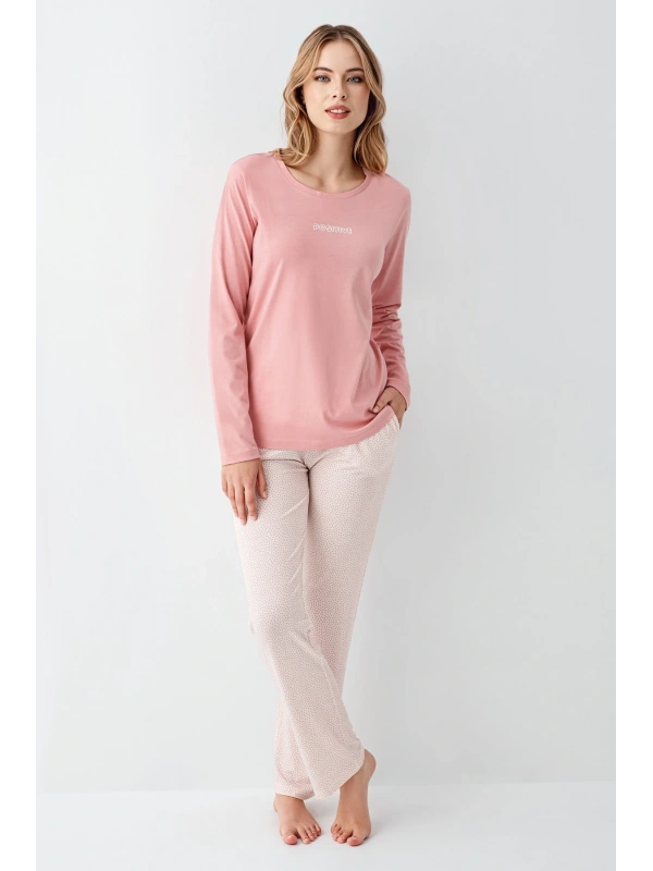 Arnetta 3417-s Kadın Uzun Kol Pijama Takım