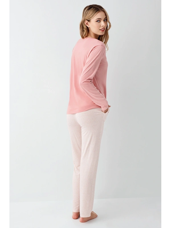 Arnetta 3417-s Kadın Uzun Kol Pijama Takım