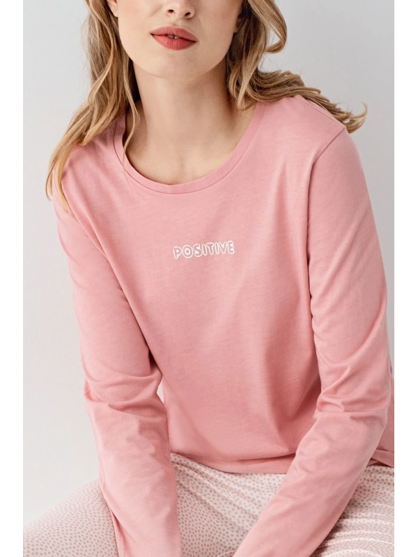 Arnetta 3417-x Kadın Battal Uzun Kol Pijama Takım