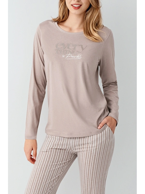 Arnetta 3424-s Kadın Uzun Kol Pijama Takım