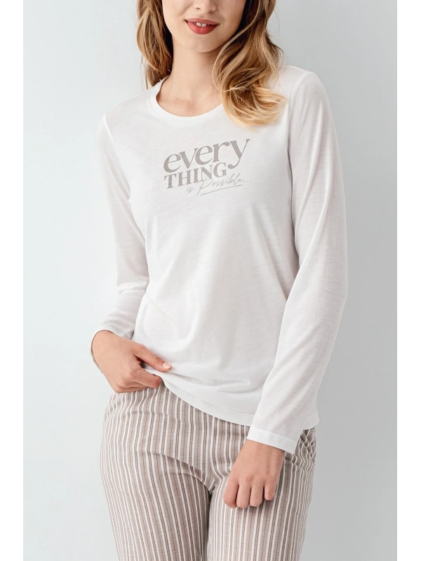 Arnetta 3424-s Kadın Uzun Kol Pijama Takım