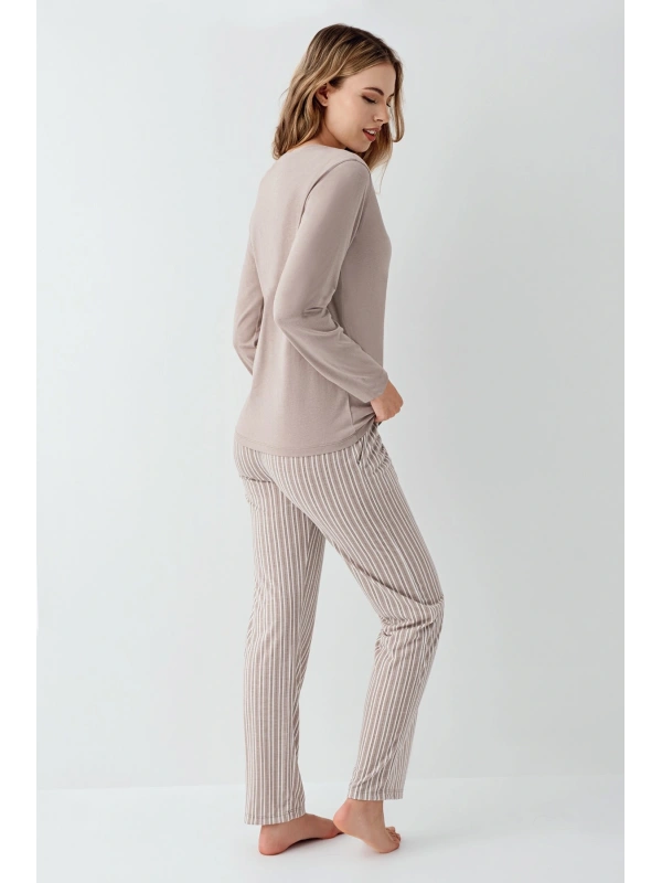 Arnetta 3424-s Kadın Uzun Kol Pijama Takım