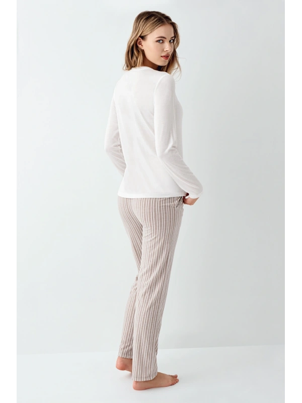 Arnetta 3424-s Kadın Uzun Kol Pijama Takım