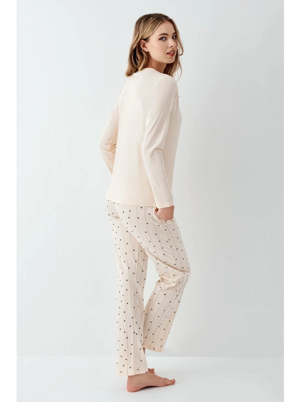 Arnetta 3434-s Kadın Uzun Kol Pijama Takım
