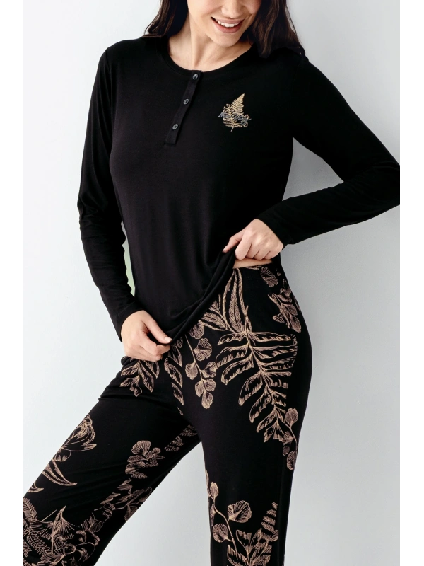 Arnetta 3439-s Kadın Uzun Kol Pijama Takım