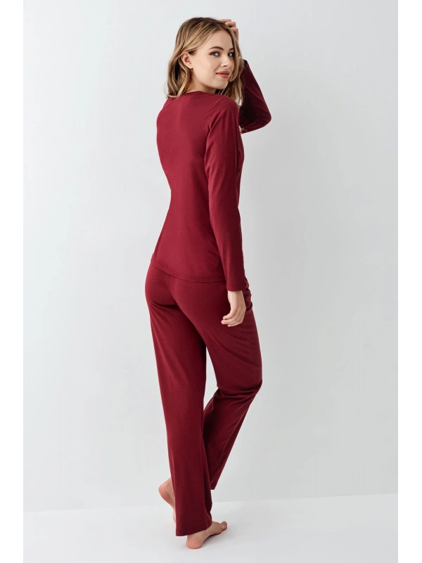 Arnetta 3446-s Kadın Uzun Kol Pijama Takım